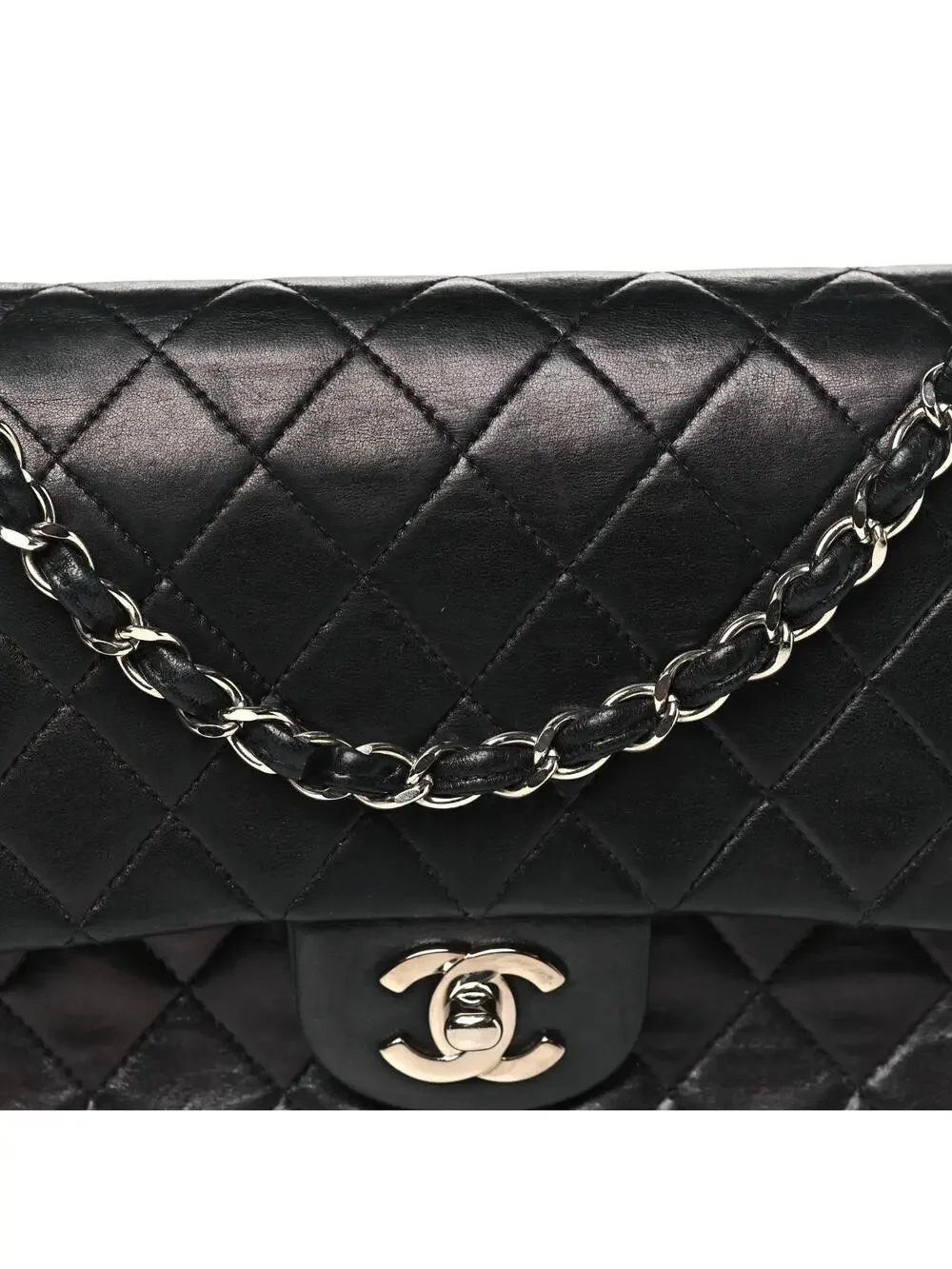 Chanel Lambskin Quilted Medium Double #341073C55B